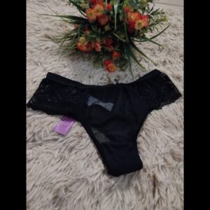 Calcinha tule transparente